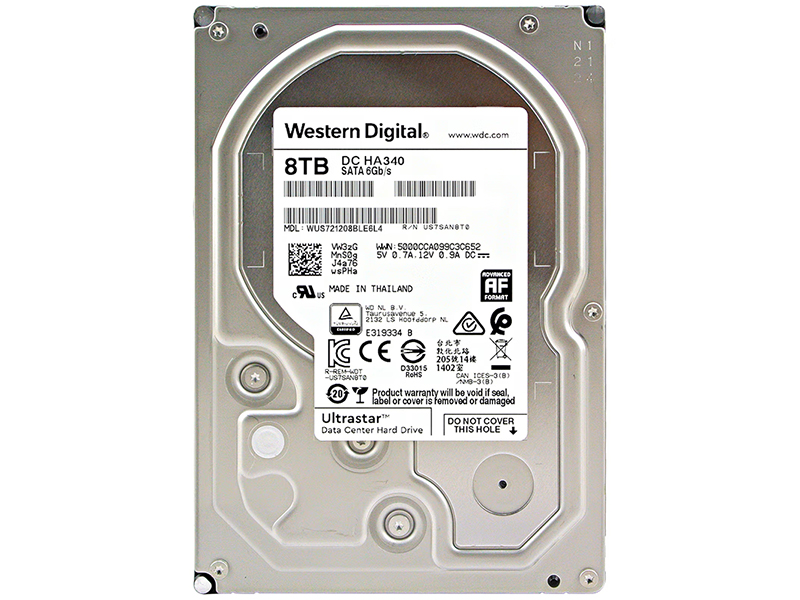 Ultrastar DC HA340 8TB 256M SATA Ӳ(WUS721208BLE6L4)ͼ