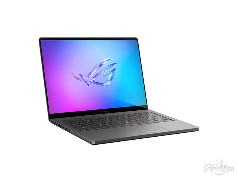 ROG幻14 Air 2025(锐龙AI 9 HX 370/32GB/1TB/RTX5060/2.8K/120Hz) 侧视