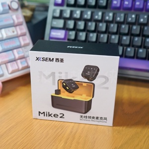 简单易用再升级——西圣Mike2无线领夹麦克风加量不加价！ 
