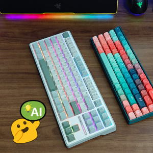 AI办公全能王！RK R87Pro AI四模机械键盘：AI写作、PPT、绘图、翻译、思维导图一键搞定