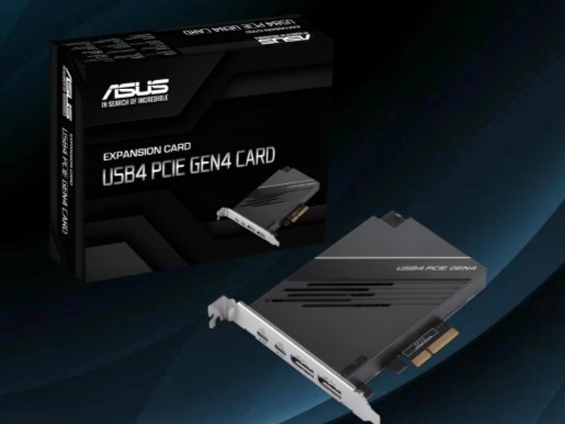 华硕推出USB4扩展卡 配备双USB4 Type-C端口和60W功率输出