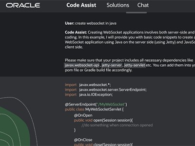 Oracle准备发布自己的Code Assist