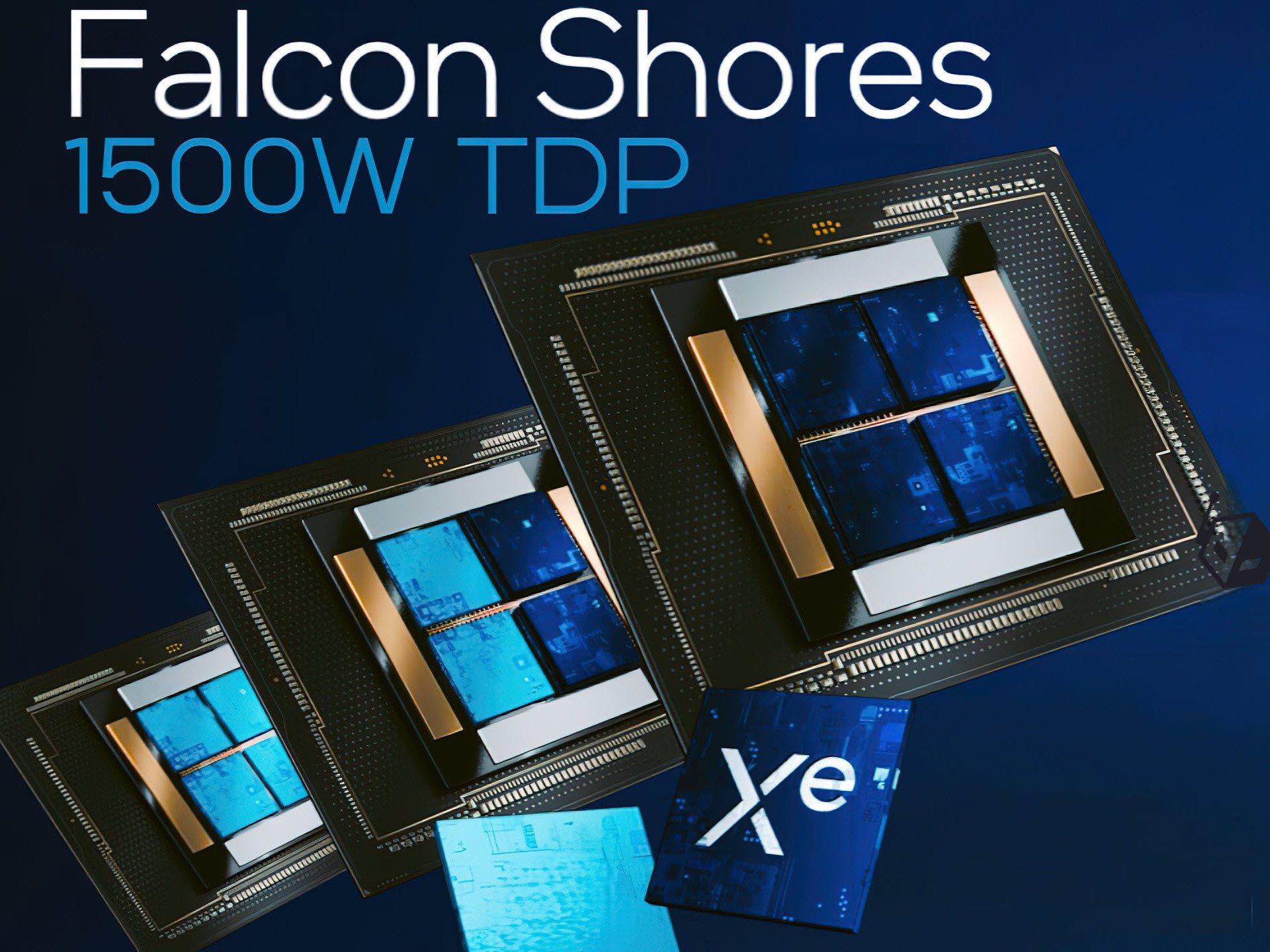 英特尔下一代Falcon Shores GPU功耗高达1500瓦，无风冷版本