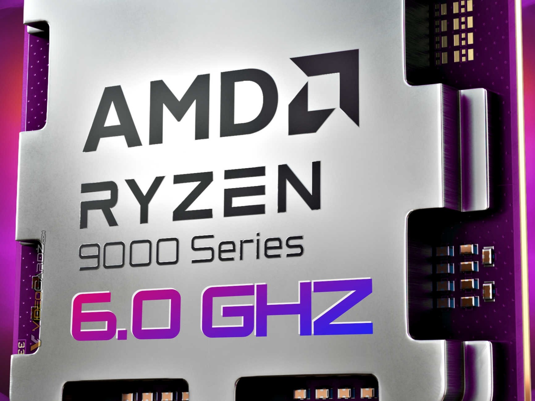 AMD Zen5旗舰锐龙9 9950X轻松达成6GHz：跑分飙升27％