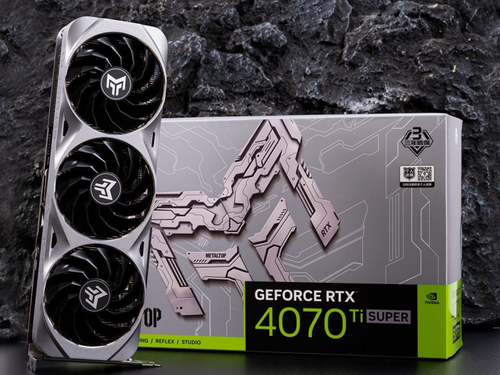 影驰 GeForce RTX 4070 Ti SUPER 经典金属大师 OC评测：经典不朽！性能再升级！