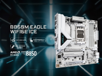 白色主题装机首选！技嘉B850M冰猎鹰主板来袭！