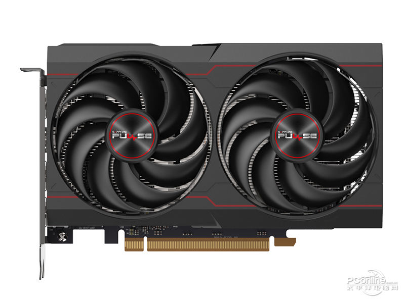 蓝宝石AMD RADEON RX6600 8G 白金版 正面