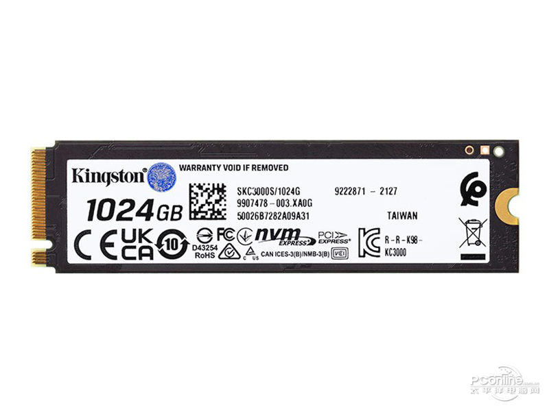 金士顿KC3000 1TB M.2 SSD