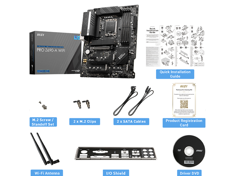 ΢PRO Z690-A WIFI DDR5ͼ