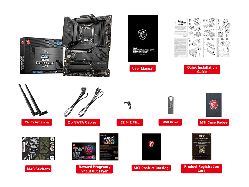 ΢MAG Z690 TOMAHAWK WIFI DDR5ͼ