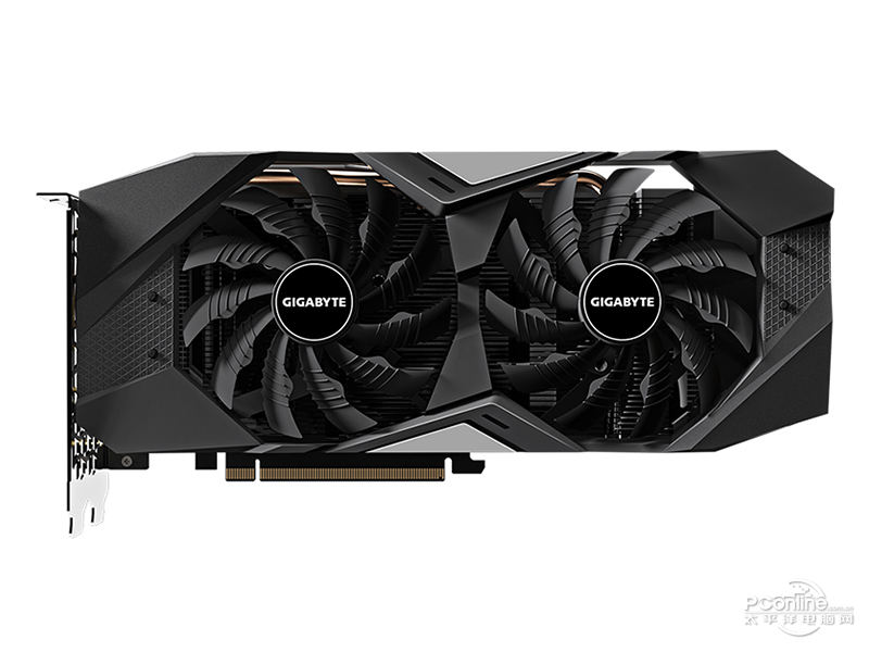 技嘉GeForce RTX 2060 WINDFORCE OC 12G正面