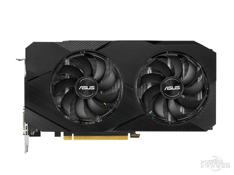 华硕DUAL GeForce RTX2060-O12G-EVO 正面