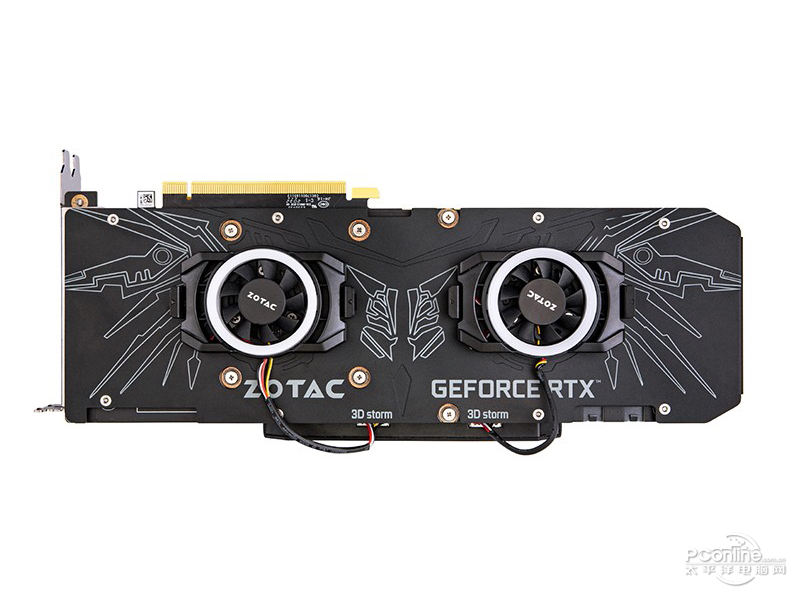 索泰RTX3080-12G6X 天启 OC背面