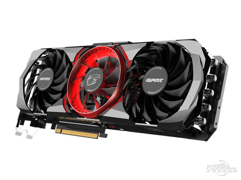 七彩虹iGame GeForce RTX 3080 Advanced OC 12G LHR正面