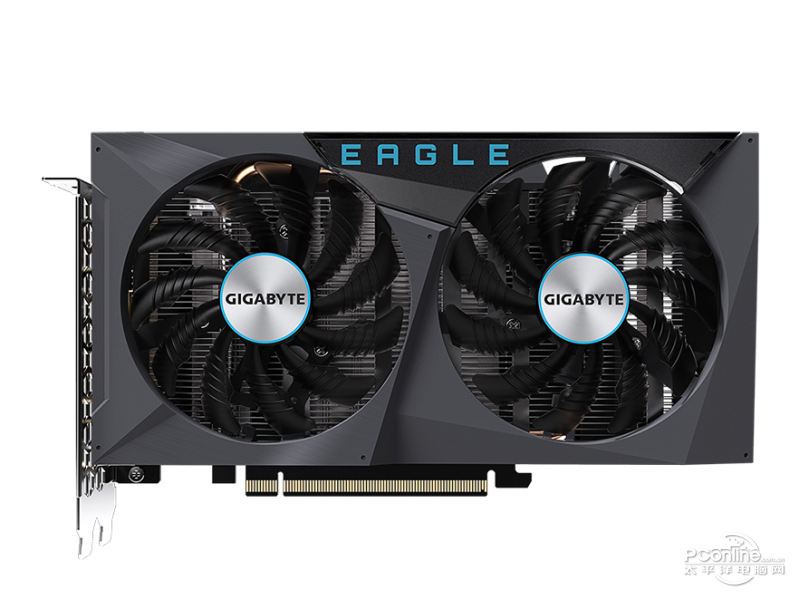 技嘉GeForce RTX 3050 EAGLE 8G 正面