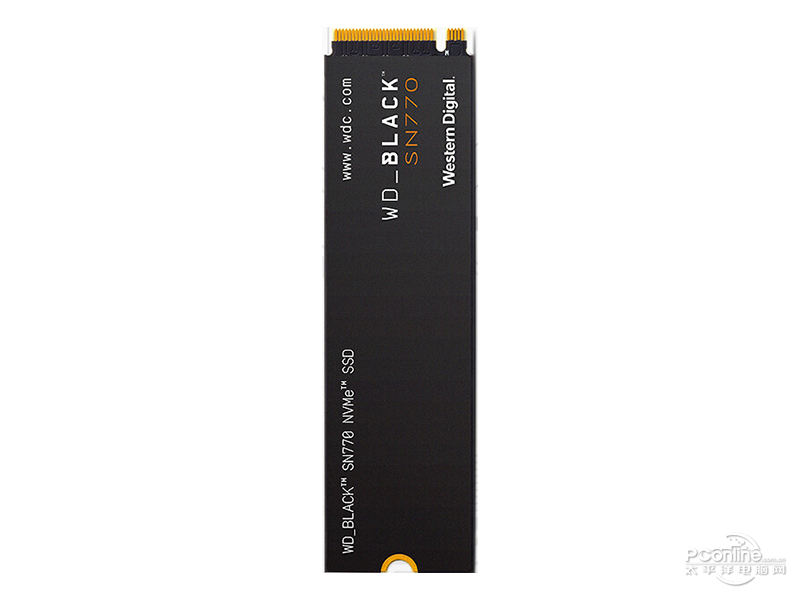 西部数据WD BLACK SN770 250GB M.2 SSD 正面