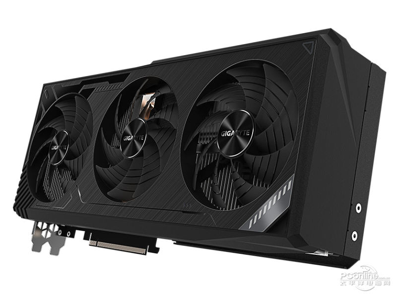 技嘉GeForce RTX 3090 Ti GAMING 24G45度正面