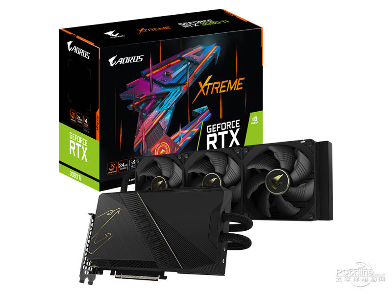 技嘉AORUS GeForce RTX 3090 Ti XTREME WATERFORCE 24G