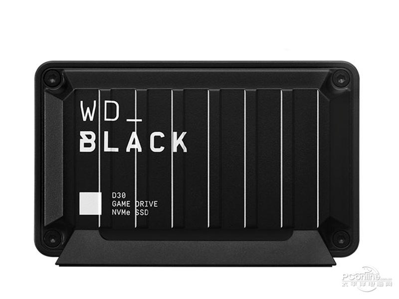 西部数据WD_BLACK D30 Game Drive SSD 2TB(WDBATL0020BBK-CESN)正面