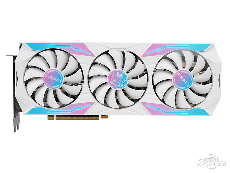 铭瑄MS-GeForce RTX3070 iCraft OC 8G 瑷珈限定 正面