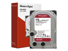 西部数据 红盘 4TB 256M SATA3 硬盘(WD40EFAX)