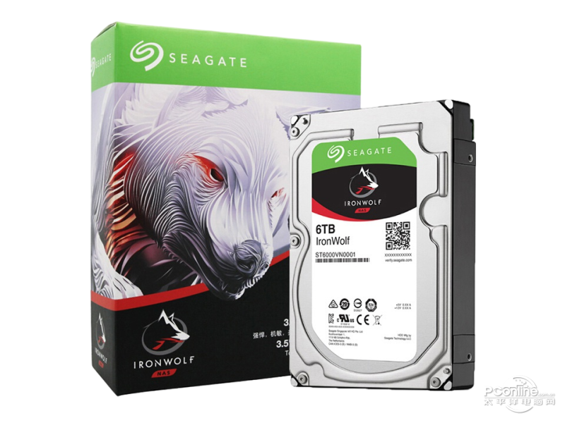 希捷酷狼 6TB 256M SATA 硬盘(ST6000VN001) 主图