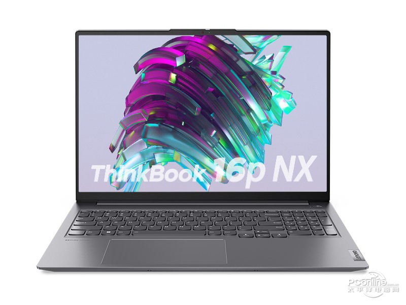 联想ThinkBook 16p NX(R7-6800H/16GB/512GB/RTX3050Ti) 前视