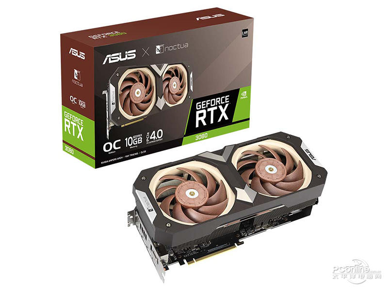 华硕GeForce RTX3080-O10G-NOCTUA