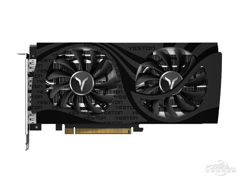 盈通GeForce RTX3060Ti-8G D6 大地之神正面