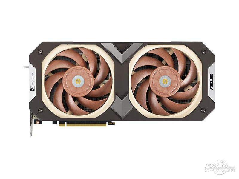 华硕GeForce RTX3080-O10G-NOCTUA 正面