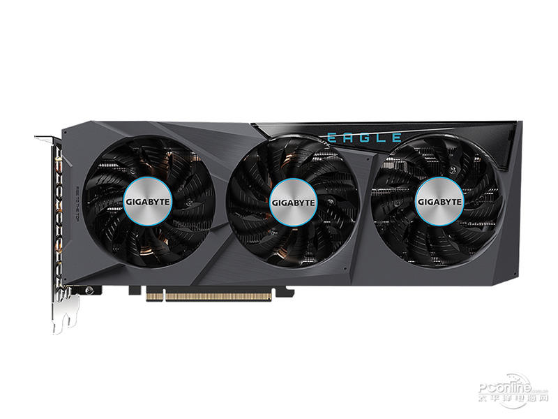 技嘉GIGABYTE GeForce RTX 3070 EAGLE 8G 2.0 正面