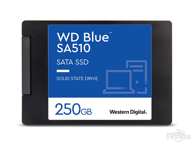 西部数据WD Blue SA510 250GB SATA SSD 正面