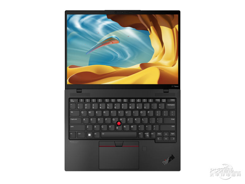 联想 ThinkPad X1 Nano 2022(酷睿i5-1240P/16GB/512GB/4G)俯视