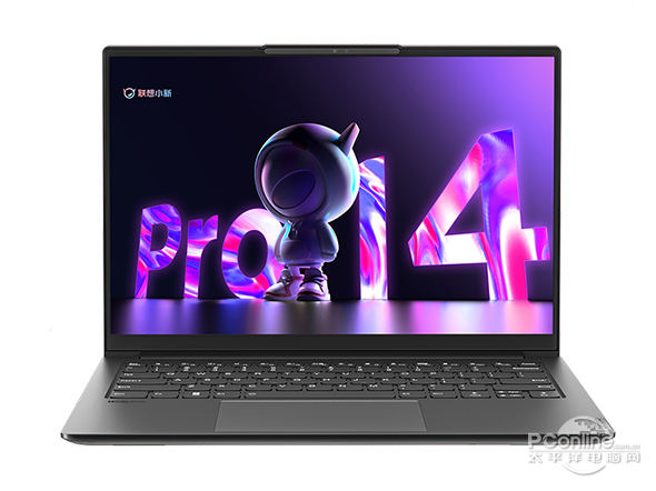 联想小新 Pro 14 2022(R7-6800HS/16GB/512GB) 前视