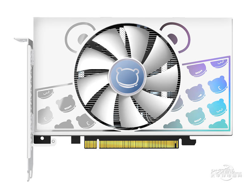 盈通GeForce RTX3060-12G D6 萌宠 正面