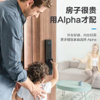 飞利浦智能门锁密码锁入户防盗门指纹锁猫眼可视对讲电子锁AlphaV