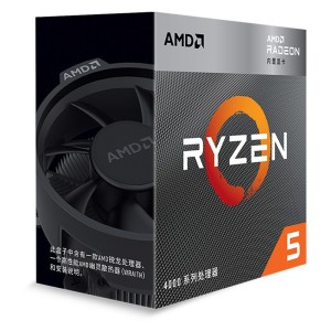 AMD 锐龙五代新品 5600X 5800X 5900X5950X盒装处理器7nmCPU AM4接口 R5 4600G（带核显）