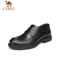 骆驼（CAMEL）男士商务鞋英伦风系带正装休闲皮鞋 A932102500 黑色  42