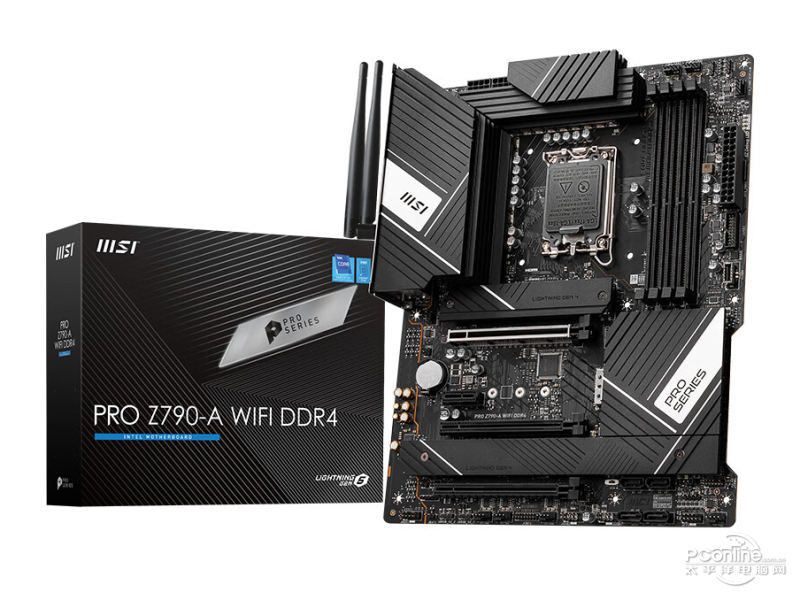 微星PRO Z790-A WIFI DDR4配盒图