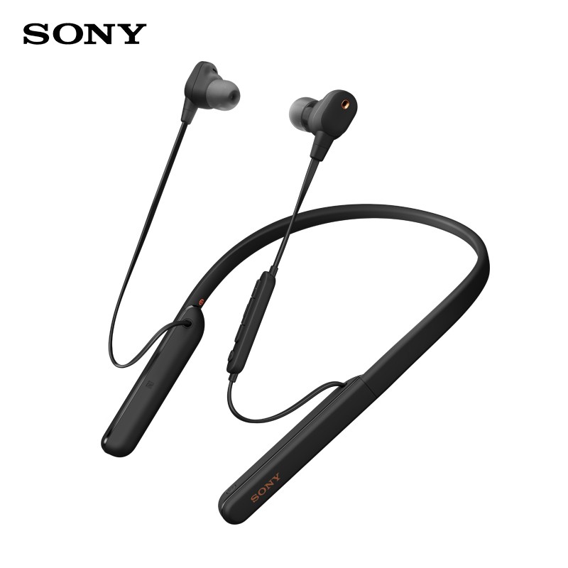 索尼（SONY） WI-1000XM2 颈挂式无线蓝牙耳机 高音质降噪耳麦主动降噪 入耳式手机通话 黑色