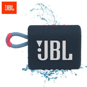 JBL GO3 音乐金砖三代 便携式蓝牙音箱 低音炮 户外音箱 迷你小音响 极速充电长续航 防水防尘 蓝粉色