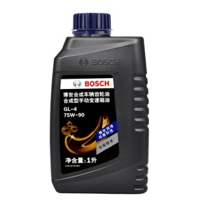 博世（BOSCH）手动变速箱油/手动档汽车合成齿轮油/手动波箱油 75W-90 1升装