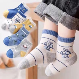 儿童中筒袜10双装春秋冬宝宝袜子