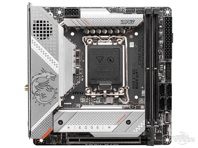微星MPG Z790I EDGE WIFI 正面