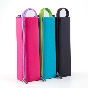 国誉（KOKUYO） 笔袋WSG-PC22大容量收纳袋可展开便携对开式男女笔袋方形学生文具袋 粉色