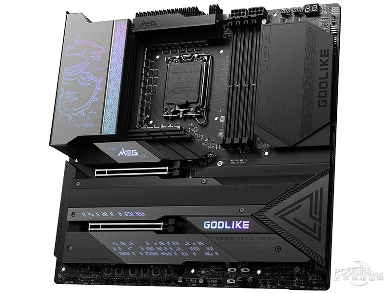 微星Z790 GODLIKE DDR5效果图