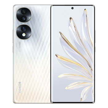荣耀70 IMX800三主摄 双曲屏设计 高通骁龙778G Plus 66W快充 5G手机 12GB+512GB 流光水晶