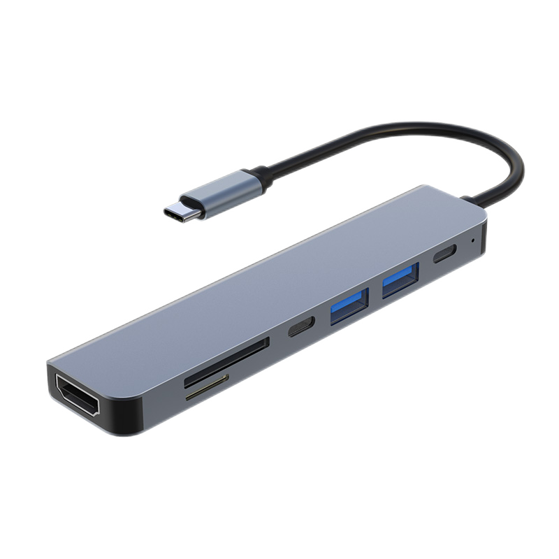 Gopala Type-CչUSB-CתHDMIת׵3/4HUBʼǱԼ 7IN1-1չ4K30+USB3.0