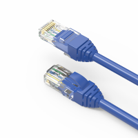eKL 六类CAT6类网线 1米 千兆高速网络连接线 工程家用电脑宽带监控非屏蔽8芯双绞成品跳线