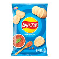 乐事（Lay's）薯片 意大利香浓红烩味 75克 休闲零食 膨化食品